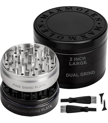 Amazon.com: KINGTOP 3 Inch Large Grinder, Zinc Alloy Mills